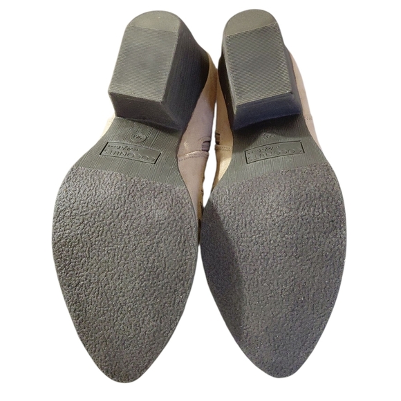 Coconut’s by Matisse Ally Woven Suede Ankle Boots Tan Booties Size 9 - Picture 7 of 11